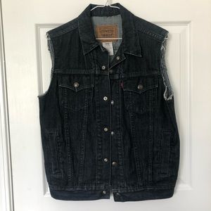 Levi Vintage Denim Cutoff Vest
